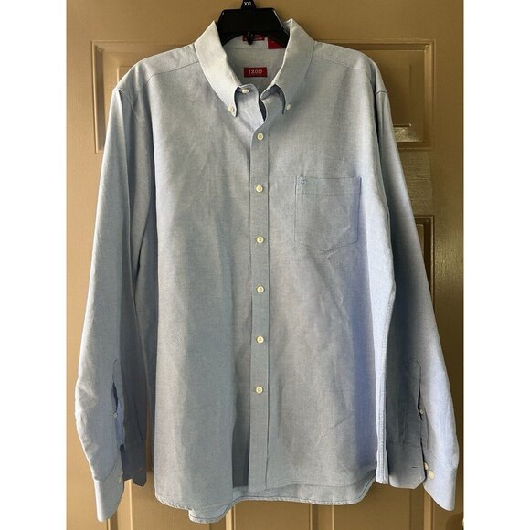 Izod Other - IZOD Mens Size XL Slim Dress Shirt Cotton Woven Button Up Long Sleeve